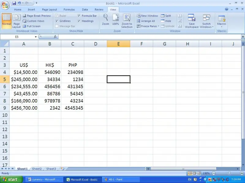 How To Show Different Currency In Excel Currency Format 2764